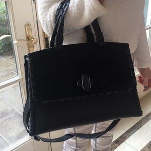 Genuine Italian pebbled leather w/ genuine hide